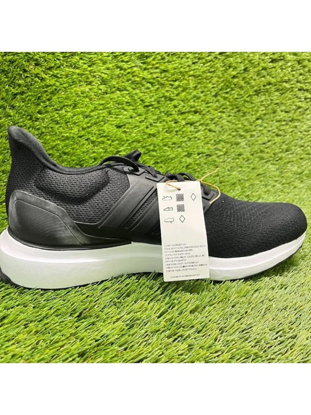 Adidas UBounce DNA Mens Size 9.5 Black White Athletic Running Shoes Sneakers